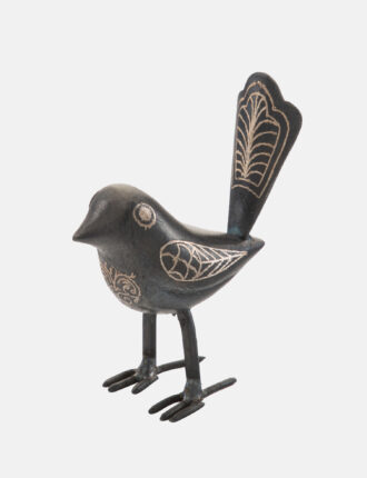 پرنده فلزی نقره کوب دم ساده خیلی کوچک