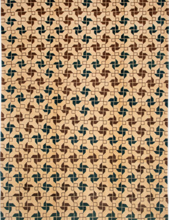 فرش دستباف کردستان طرح ستاره