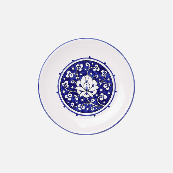 بشقاب سرامیکی گل شاه عباسی قطر۲۰