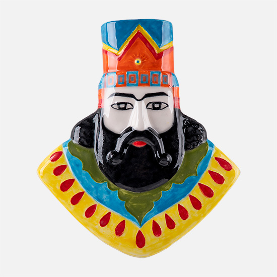 مجسمه ماسک شاه تاج دار